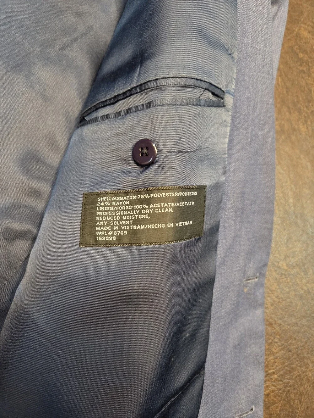 Navy Blue Mens Sport Jacket
